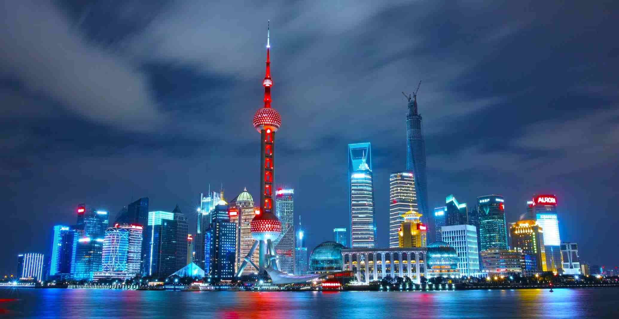 a night time image of Shanghai,China - guide to global cosmetic regulations