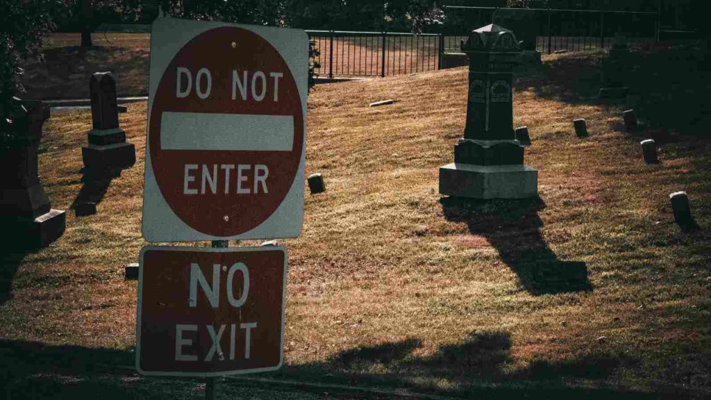 do not enter sign