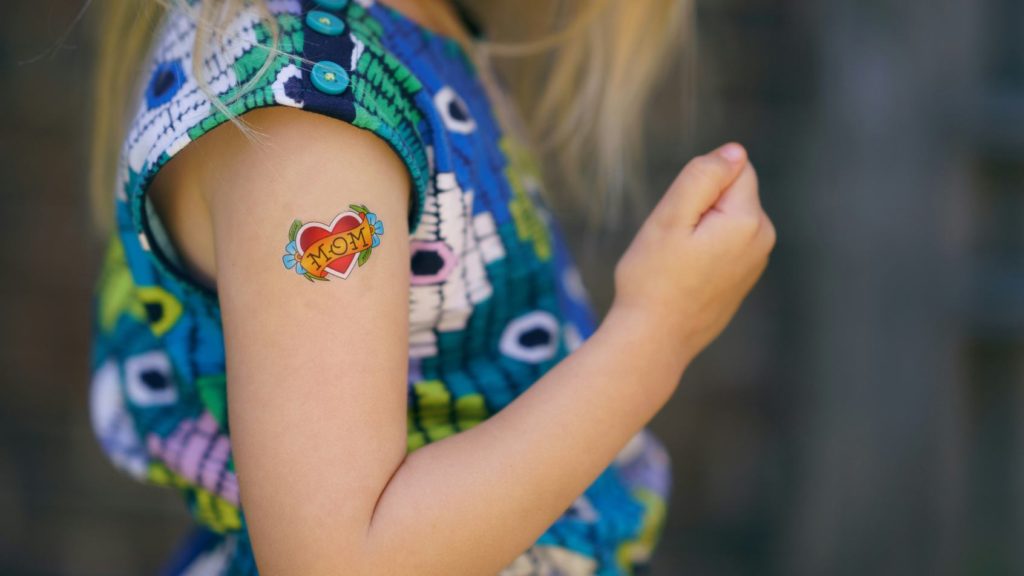 Children’s temporary tattoos